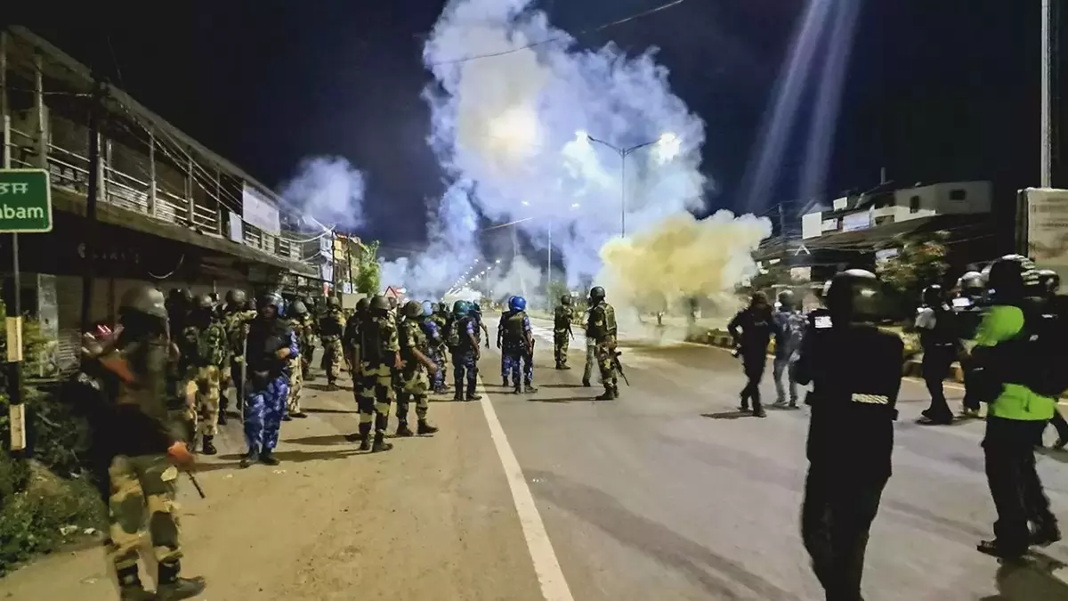 One security personnel killed in attack by militants in Manipurs Moreh town