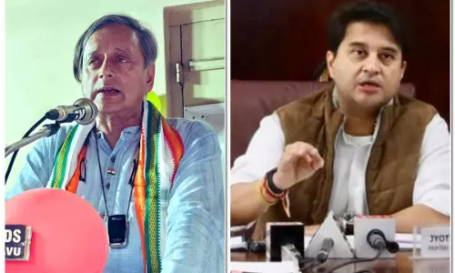 Tharoor, Scindia spar over airport chaos