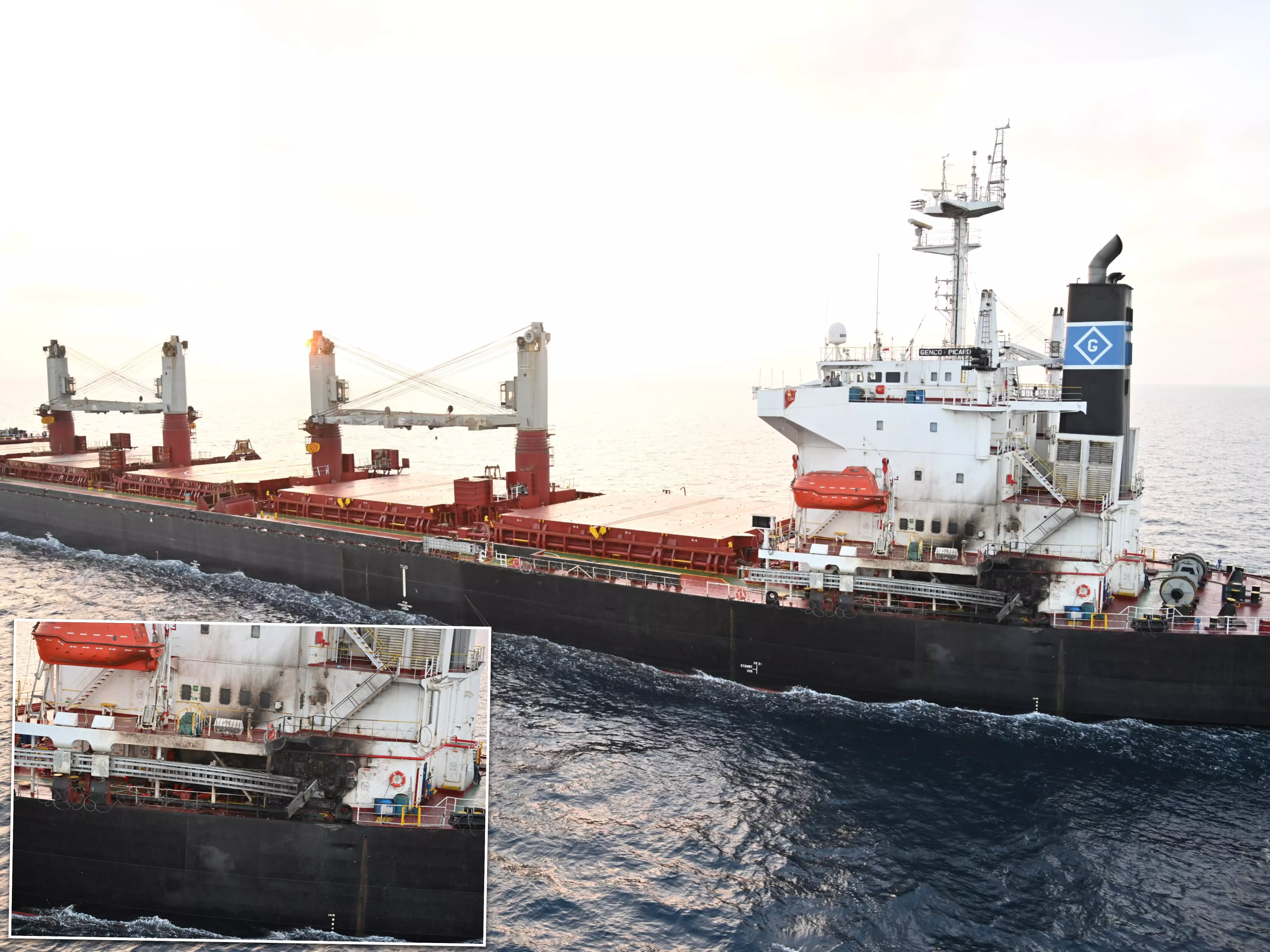 Navy Rushes to Aid Ship Hit by Houthi Drone