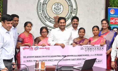 Wealth of up to three lakh crore reached hands of women in AP through free housing scheme: CM Jagan