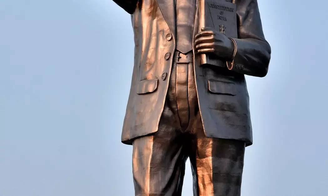 Tension mounts over desecration of Ambedkars statue at Kotanur layout Tension mounts over desecration of Ambedkars statue at Kotanur layout