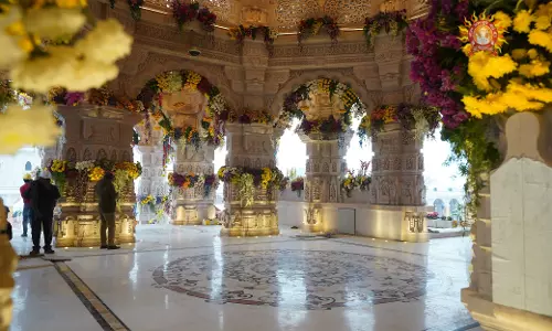 Stunning pictures of Ram Mandir released ahead of Pran Pratishtha