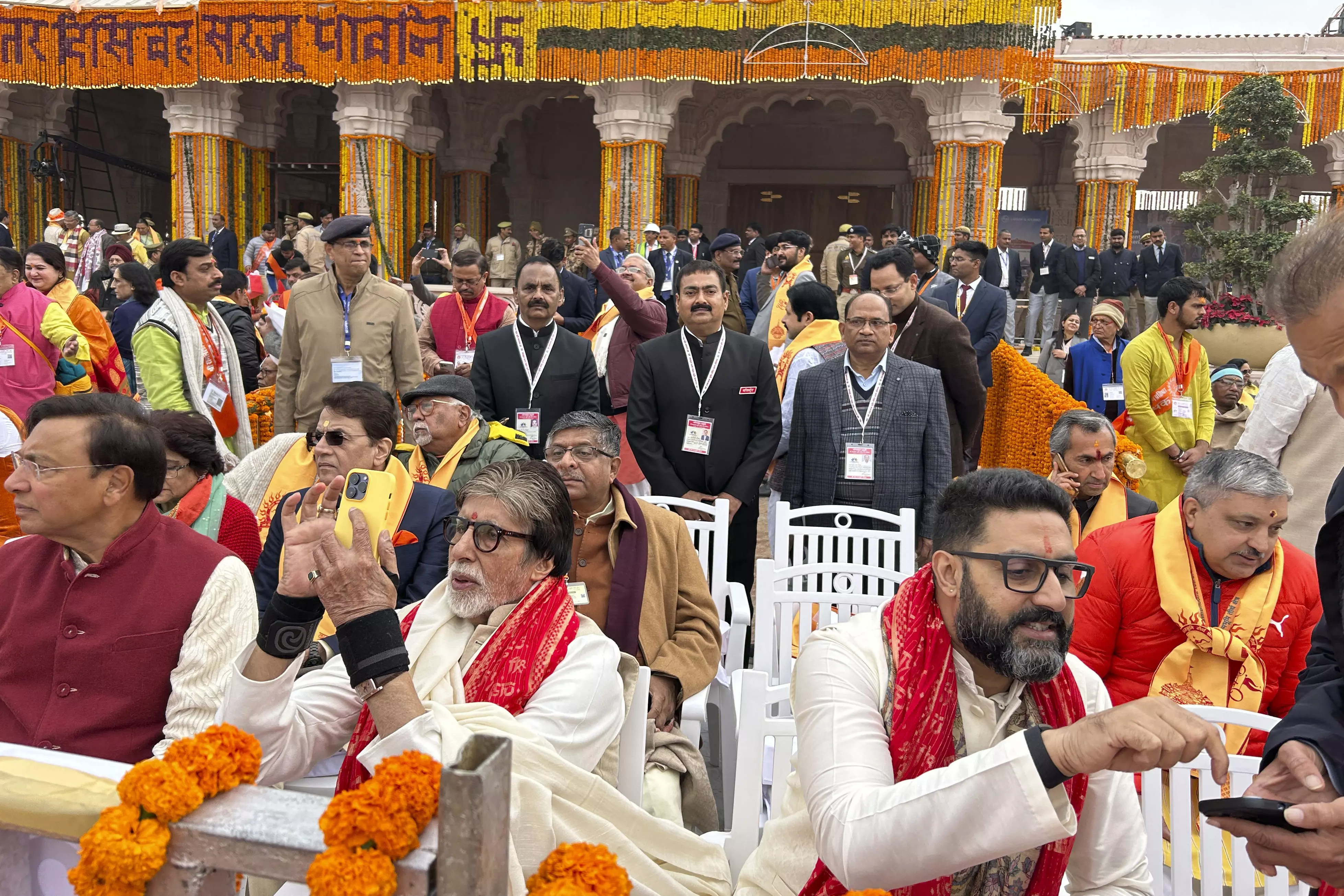 Amitabh Bachchan, Alia-Ranbir, Vicky-Katrina attends Ram temple consecration