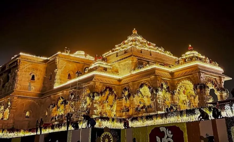 Meticulous police bandobast for ‘Pran Pratishtha’ Celebrations in City