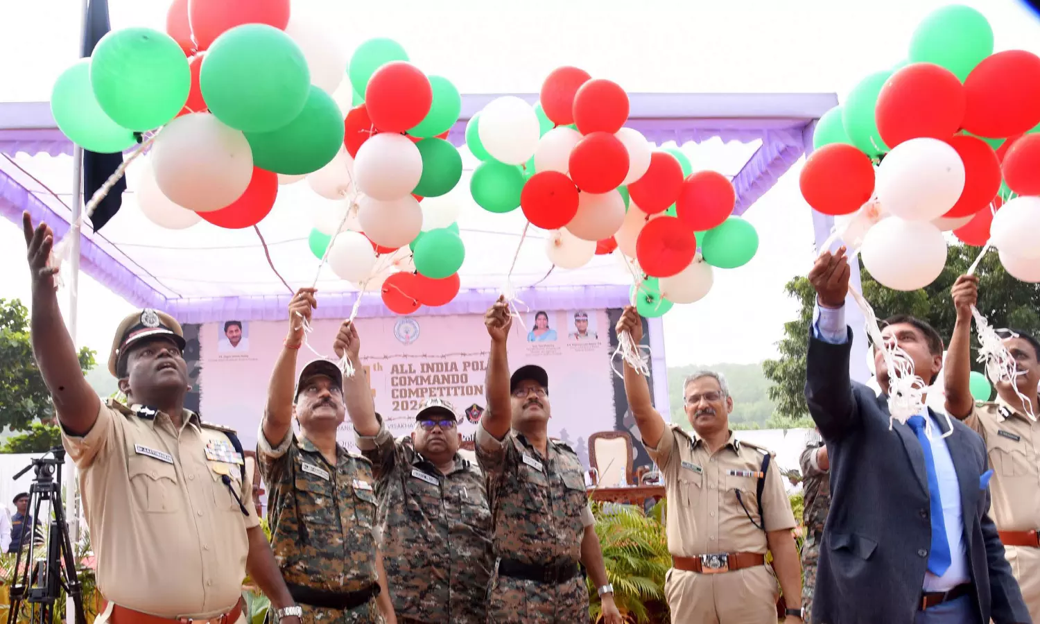 14th all India police commando competition kicks off with 23 teams