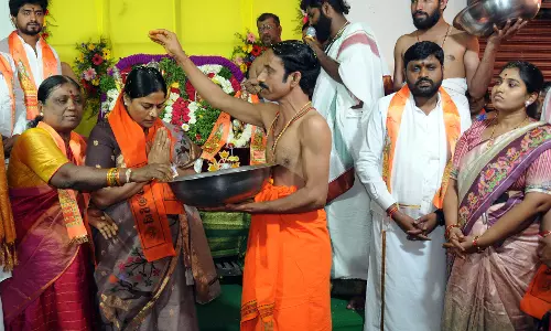 Hyderabad City temples celebrate Ayodhya fete Hyderabad City temples celebrate Ayodhya fete