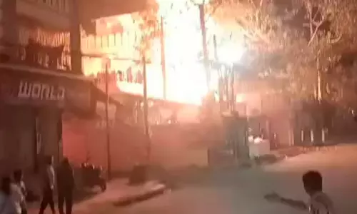 Fire Breaks Out in Madhapur Police; No Casualties Reported