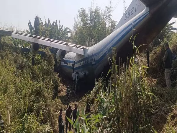 Myanmar military aircraft skids off runway In Mizoram airport, six injured Myanmar military aircraft skids off runway In Mizoram airport, six injured
