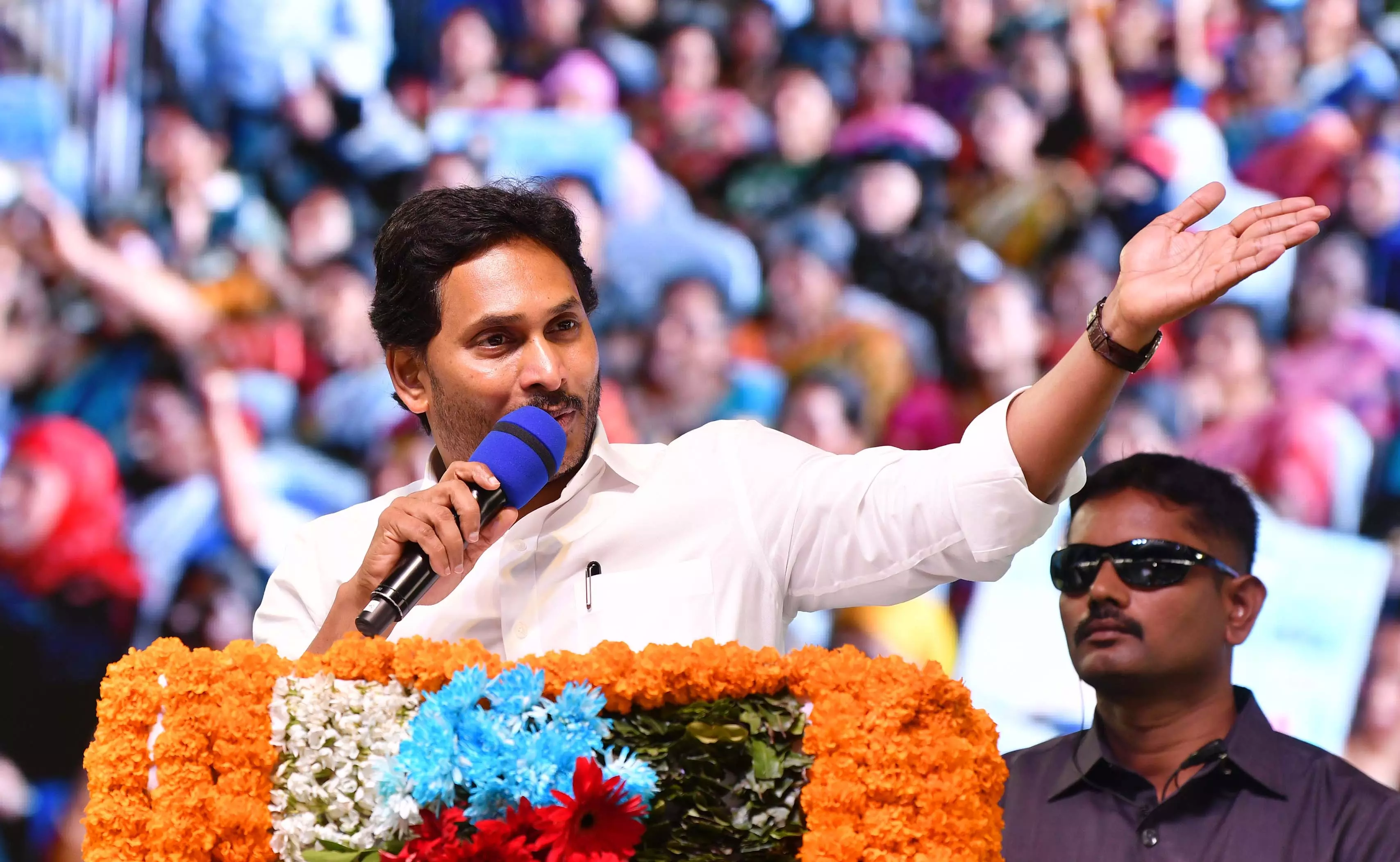 Jagan attacks opposition, says leaders living outside AP are attacking YSRC government