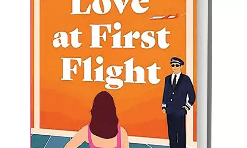 A perfect landing of two love birds