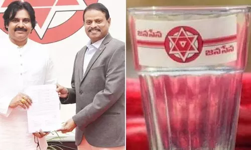Jana Sena clinches Glass Tumbler symbol from ECI