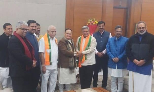 Former Karnataka CM Jagadish Shettar rejoins BJP Former Karnataka CM Jagadish Shettar rejoins BJP