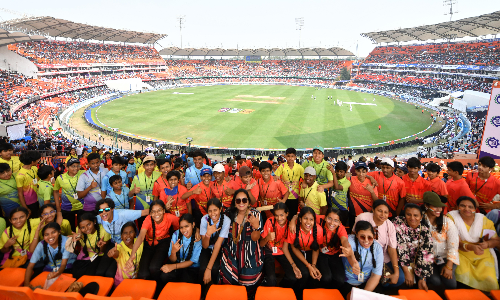 Schoolchildren Revel in Memorable Day at India-England Test Match
