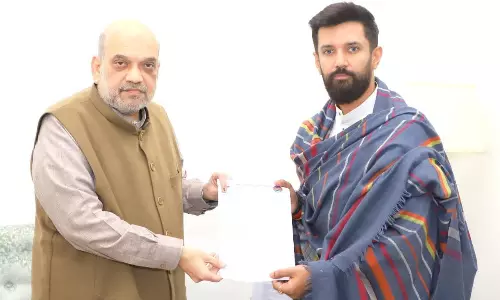 Chirag Paswan Meets Amit Shah, BJP Nadda in Delhi Chirag Paswan Meets Amit Shah, BJP Nadda in Delhi