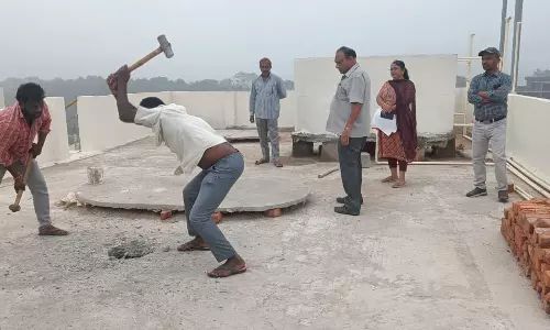 Warangal: BRS Leaders’ Shops on Party Land Demolished