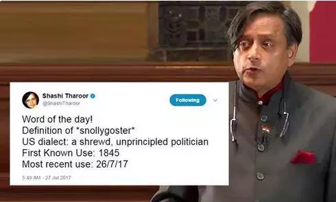 Shashi Tharoors Dig at Nitish Kumar Sparks Word of the Day Trend