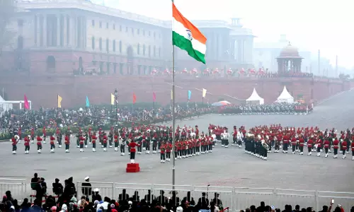 Only Indian tunes at Beating Retreat ceremony Only Indian tunes at Beating Retreat ceremony