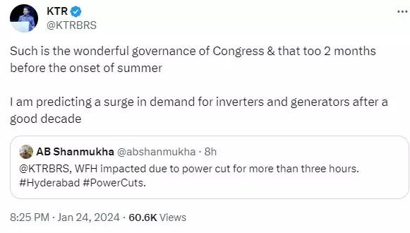 Bhatti trashes Oppns power cuts campaign on social media