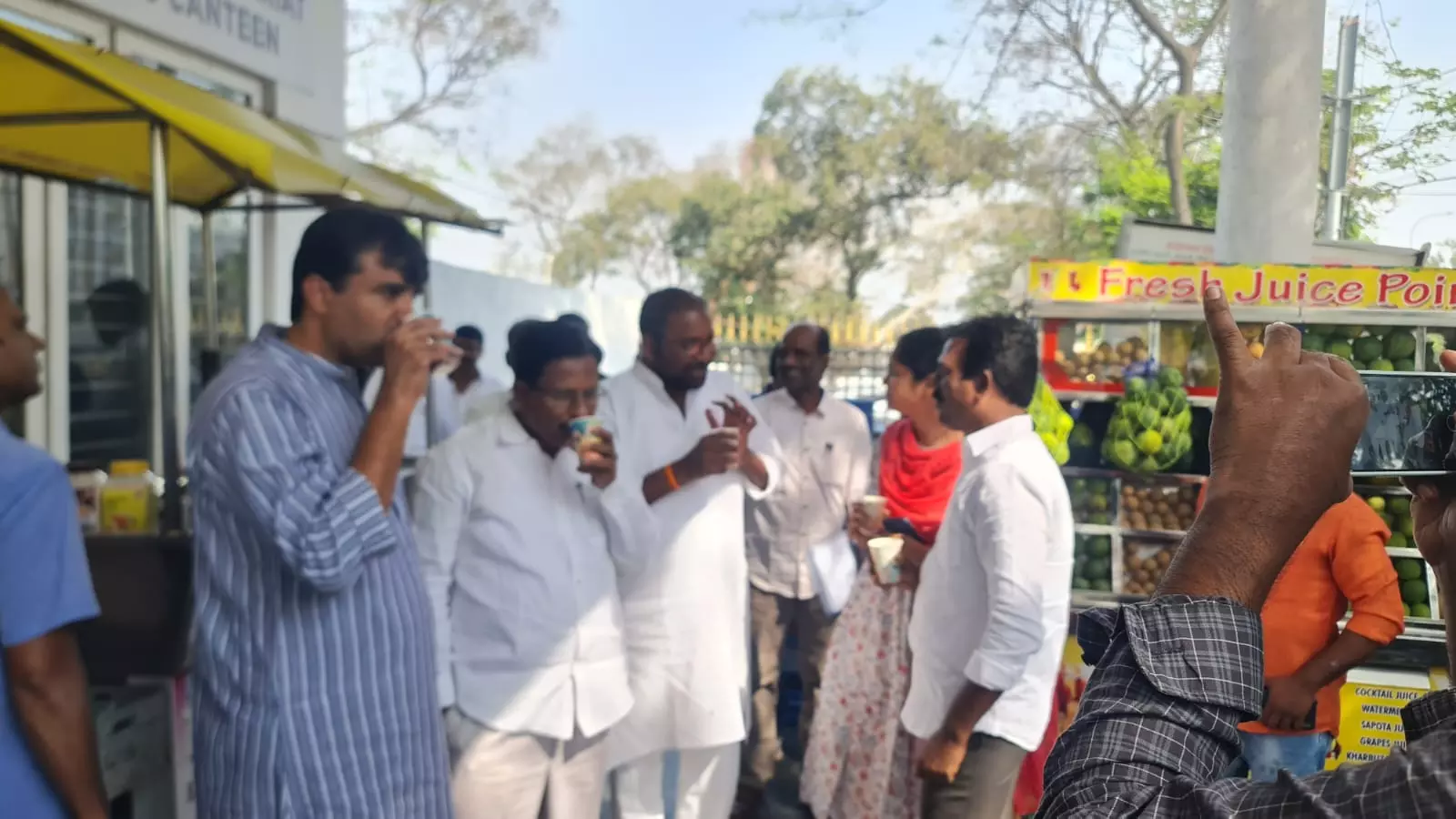 Congress MLAs Engage with Public at Secretariat Congress MLAs Engage with Public at Secretariat