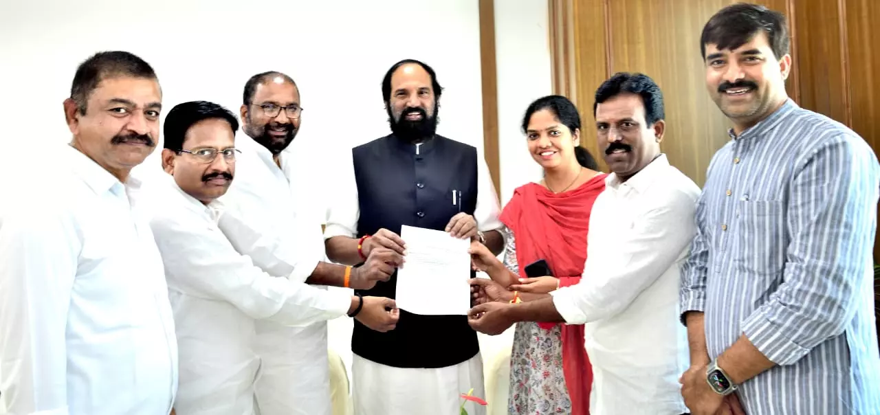 Uttam: Keen on Narayanpet-Kodangal LI Scheme Uttam: Keen on Narayanpet-Kodangal LI Scheme