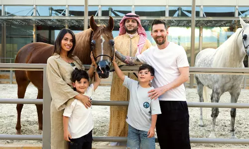 Lionel Messi leads Saudi Welcome to Arabia Campaign