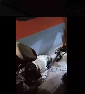 Close shave for train passenger at Vikarabad station Close shave for train passenger at Vikarabad station