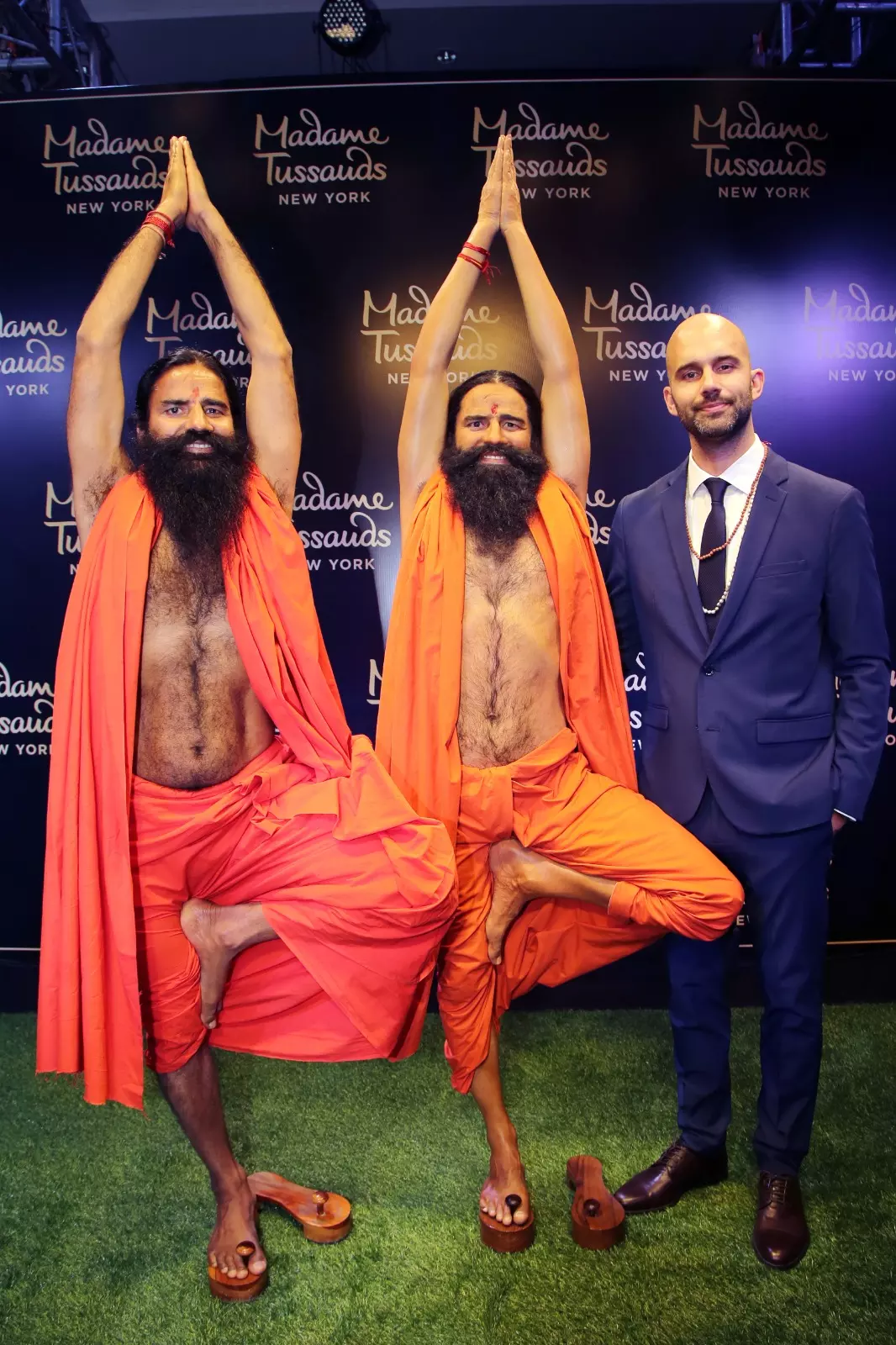 Baba Ramdev Wax Statue at Madame Tussauds New York