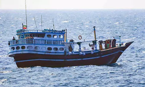 INS Sumitras Second Anti-Piracy Success: Rescues 36 Lives of East Coast INS Sumitras Second Anti-Piracy Success: Rescues 36 Lives of East Coast