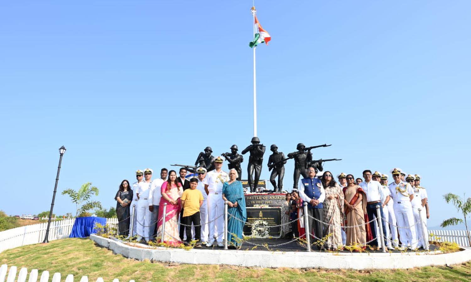 Anjadip War Memorial inaugurated at Karwar