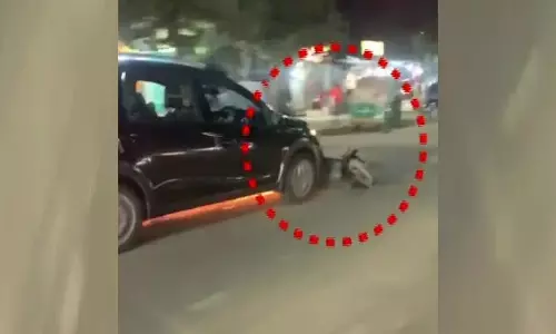 Drunk Car Owner Drags Scooter For 1km After Hitting Two Others In Bhubaneswar