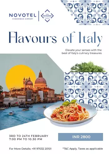 Plunge into Irresistible Realm of Italian Delights at Novotel Hyderabad Airport