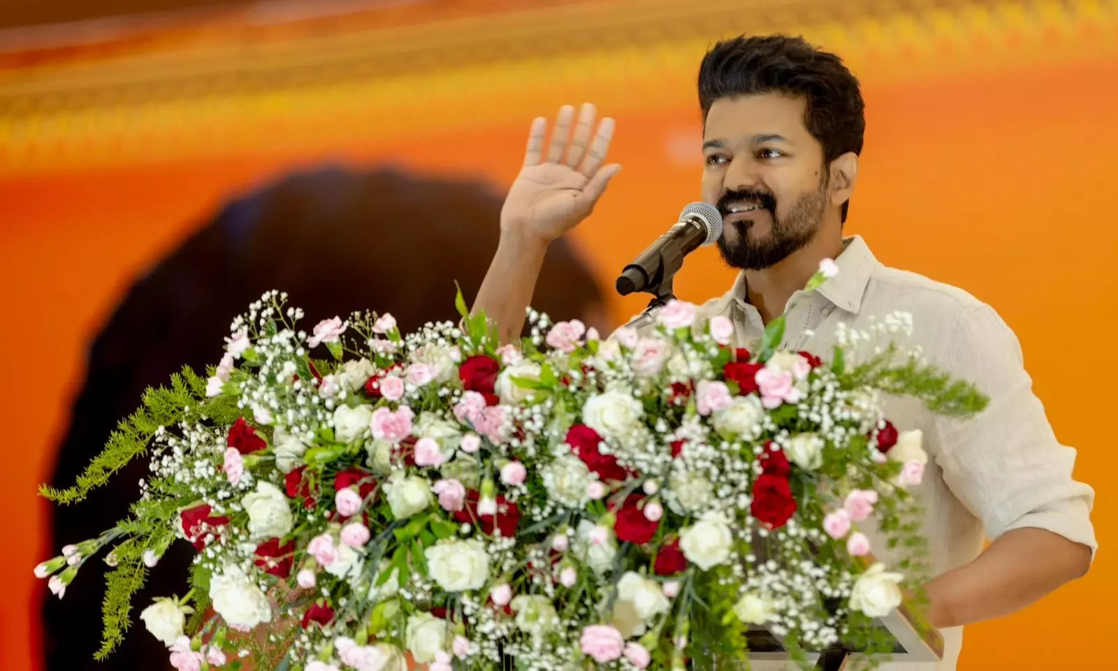 Actor Vijay storms into political stage