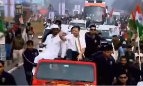 Rahul Gandhis Nyay Yatra Faces Last-Day Hurdles in West Bengal Rahul Gandhis Nyay Yatra Faces Last-Day Hurdles in West Bengal