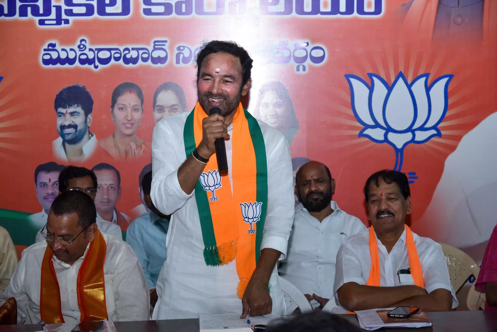 BRS irrelevant, Congress will bring instability: Kishan BRS irrelevant, Congress will bring instability: Kishan