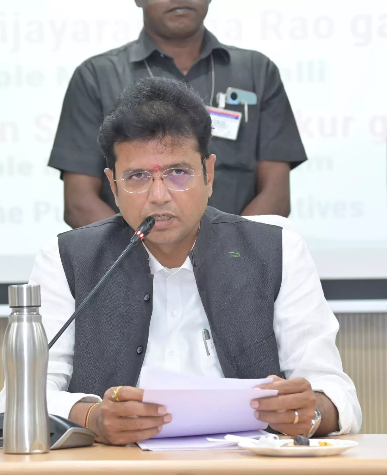 TS IT Minister Sridhar Babu Seeks Info on Land Allotted to Firms by BRS TS IT Minister Sridhar Babu Seeks Info on Land Allotted to Firms by BRS