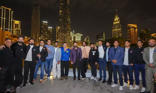 Indian Stars sizzle at CCL event at Burj Khalifa Dubai