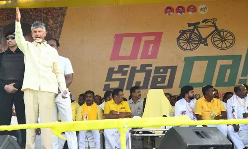 Naidu Makes Mouthful Of Election Promises In Madugula