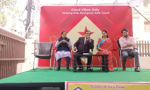 Yandamuri Veerendranath joins Star Maas Good Touch Bad Touch Awareness in Schools