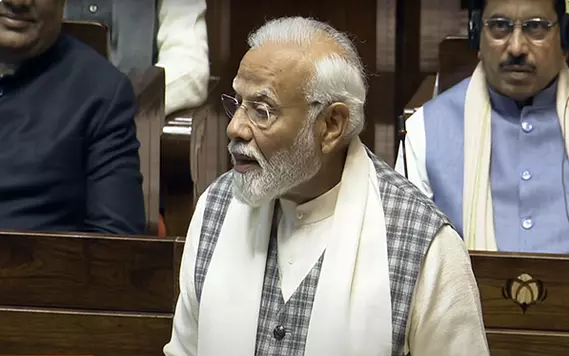 PM Modis fiery speech in Parliament