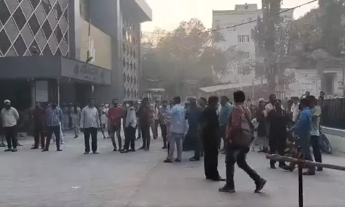 Panic as Niloufer Hospital Lab Catches Fire