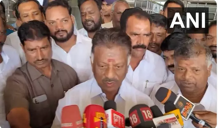Tamil Nadu: OPS Hints at Poll Alliance With BJP Tamil Nadu: OPS Hints at Poll Alliance With BJP