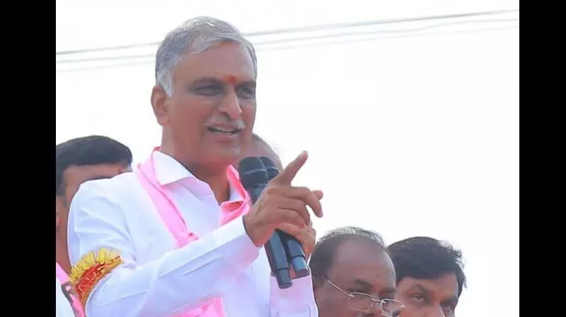 Harish Takes Credit For Congress Government Refusal To Hand Over Irrigation Projects