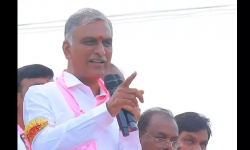 Harish Takes Credit For Congress Government Refusal To Hand Over Irrigation Projects