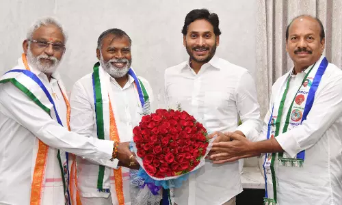 3 YSRC Rajya Sabha Candidates File Nominations