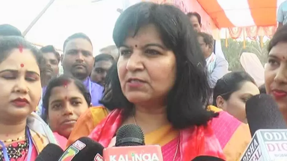 BJP MP Aparajita Sarangi Presents Report Card on 5 Year’s Development Work