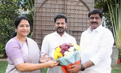 GHMC Deputy Mayor Srilatha Reddy Meets CM Revanth, To Join Congress
