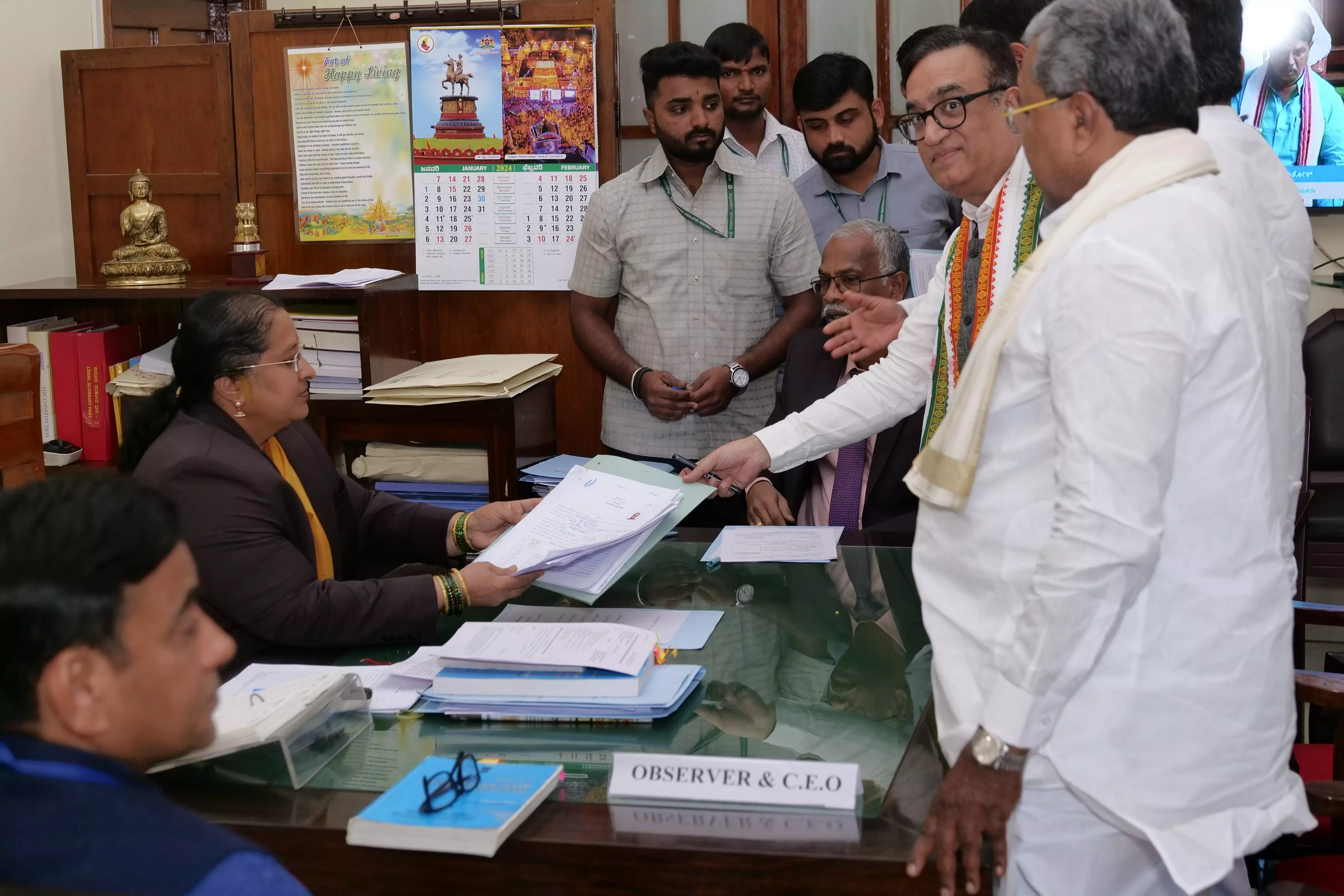 Congress Nominees Ajay Maken, 2 Others File Nominations For RS poll
