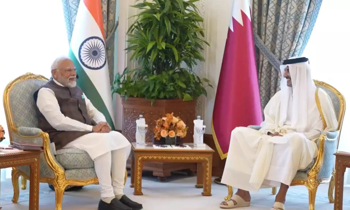 PM Modi thanks Qatar Emir for freeing 8 Navy veterans