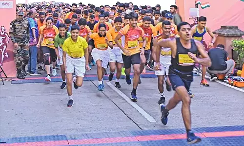 Kakinada Youth Among Participants in Record-breaking Frozen Lake Half Marathon