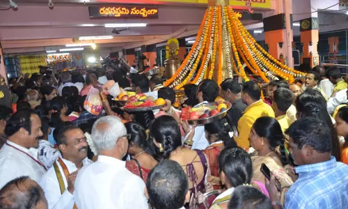 Arasavalli Sun Temple Witnesses Grand Ratha Sapthami